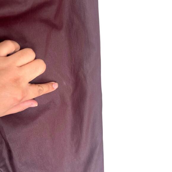 Gap Women's Vintage Slim Mid Rise Coated Jeans Burgundy Size 6 Regular - Picture 4 of 10